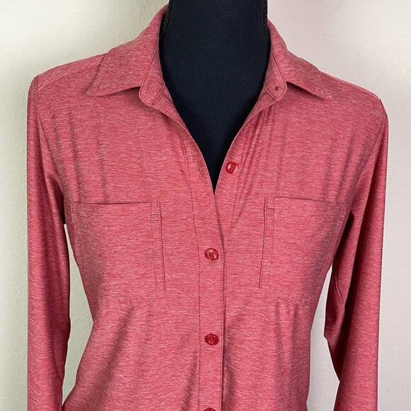 Eddie Bauer women’s S collared dri-fit l/s shirt - Picture 2 of 13